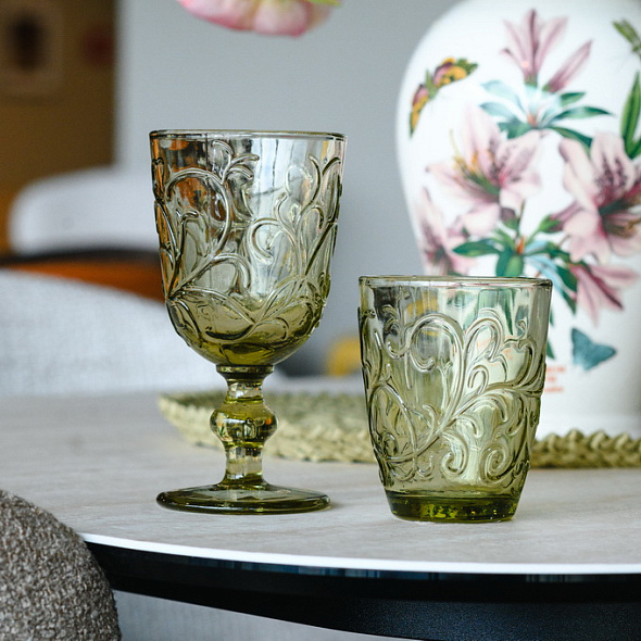 Стакан Glass Marriage 260 мл, оливковый