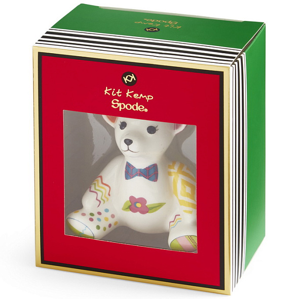 Елочная игрушка "Мишка" Christmas Kit Kemp 8 см