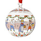 Елочный шар Hutschenreuther Christmas feast 6 см, стеклянный