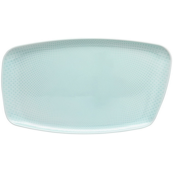 Блюдо Junto Opal Green 36х21 см