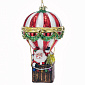 Елочная игрушка "Санта на шаре" 14 см 