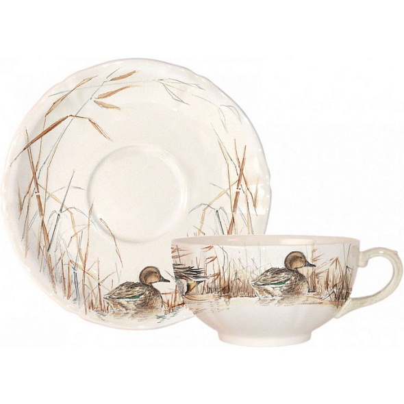 Набор чашек кофейных с блюдцами Sologne 300 мл, 4 предмета