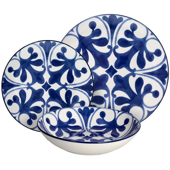 Набор посуды на 6 персон Majolica, 18 предметов