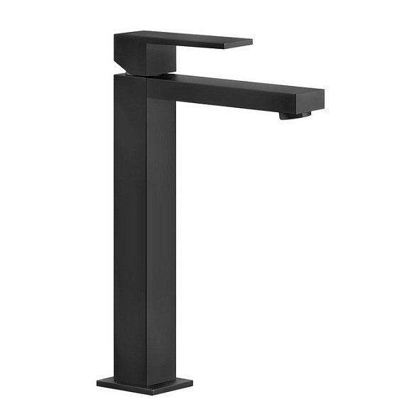 Смеситель для раковины Gessi Rettangolo 11922.299, высокий, черный матовый