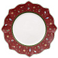 Тарелка столовая Toy's Delight 28 см, красная