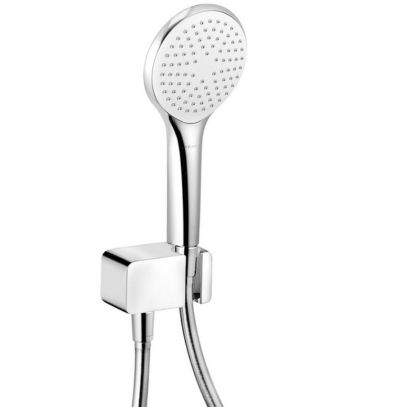 Лейка для душа Kludi Freshline 6787005-00, с держателем, без смесителя, хром