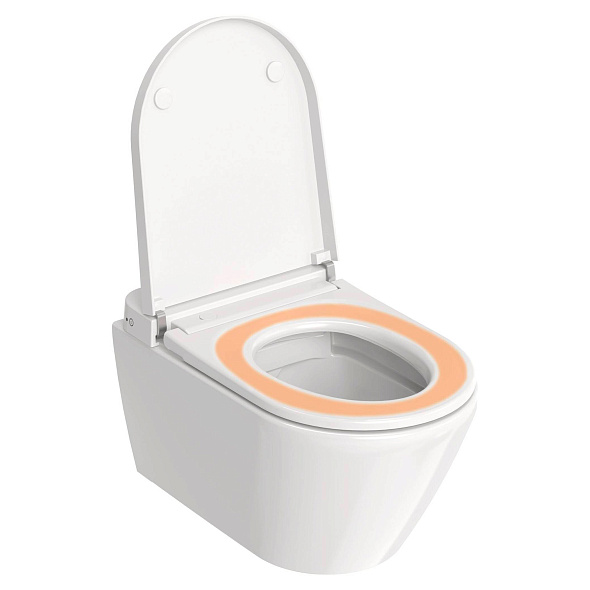 Электронный унитаз-биде Duravit SensoWash D-Neo, 58x37, с сиденьем