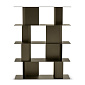 Стеллаж книжный Calligaris Carv 169х130, Matt Bronze