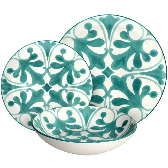 Набор посуды на 6 персон Majolica, 18 предметов