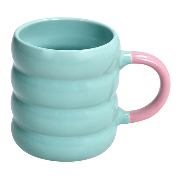 Кружка Bubble 400 мл, голубая