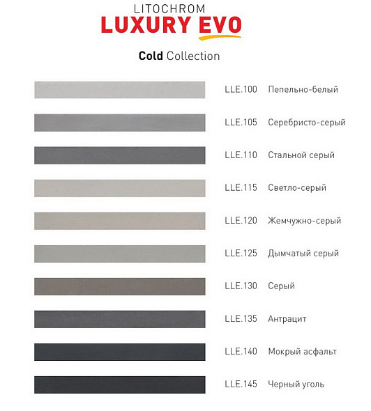 Фуга цементная Litokol Litochrom Luxury Evo, LLE.130 серая, 2 кг