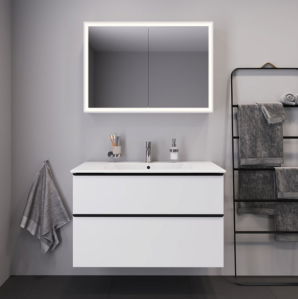 Раковина подвесная Duravit Me by Starck 103х49, WonderGliss, 23361000001