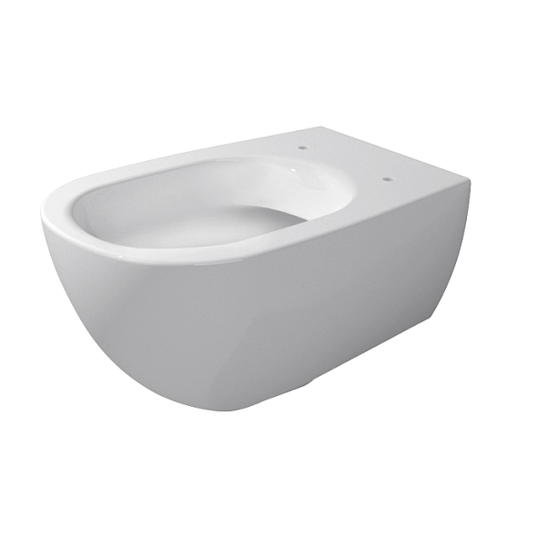 Унитаз подвесной Flaminia IO IO118G, 55х38, с сиденьем, белый