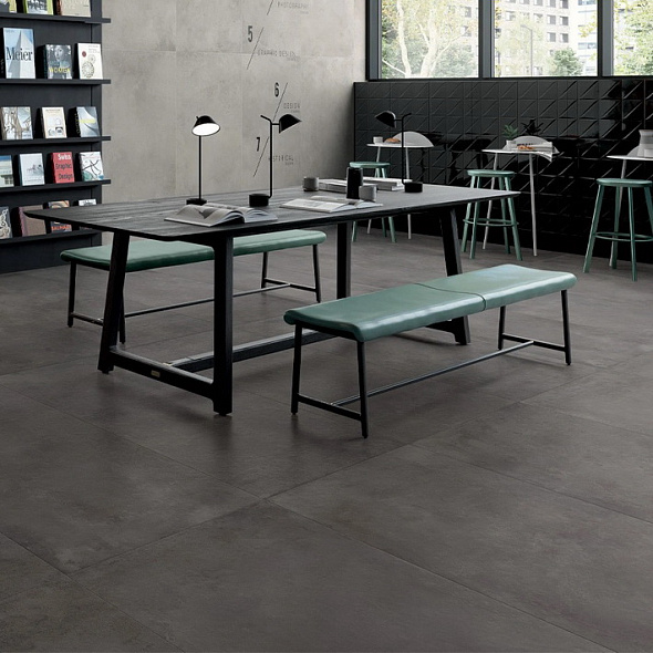 Керамогранит Italon Millennium 60x60 Naturale, Black, 9 мм