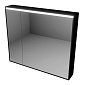 Зеркальный шкаф Kolpa-san TO 80 BL LED, 80x70, с подсветкой, черный