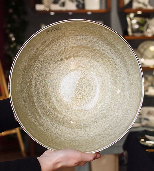 Блюдо Dogale Fenice 37 см, цвет золото