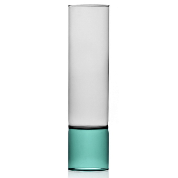 Ваза Bamboo Groove 37 см, цвет зеленый/дым