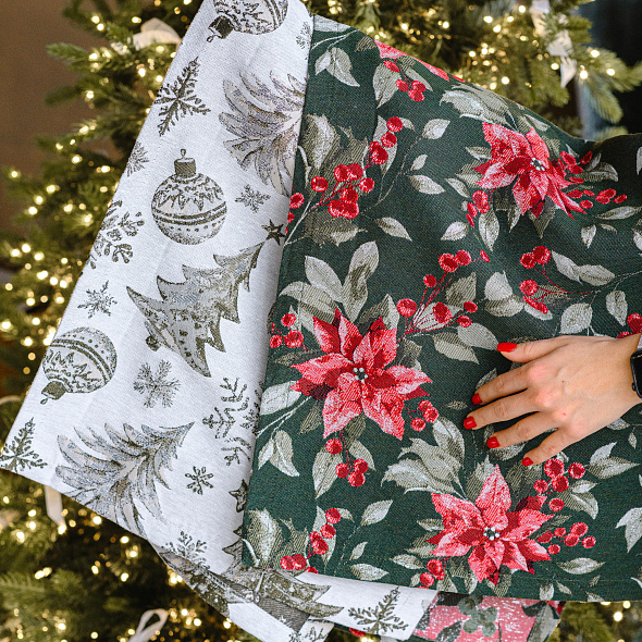 Скатерть-дорожка Jolie 50х140 см, цвет зеленый