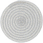 Подложка под тарелку круглая Placemat Nova 38 см, серая