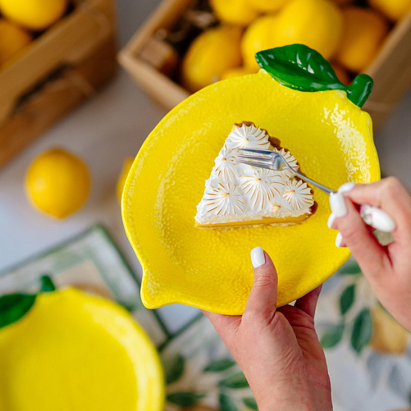 Блюдо малое Lemon Garden 21х16 см