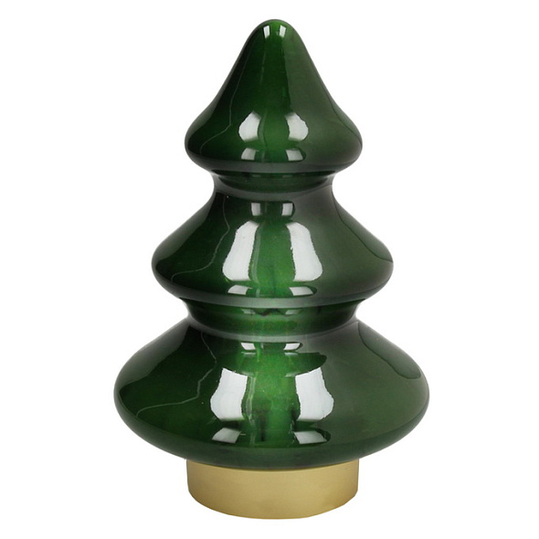 Фигурка с подсветкой "Елка" Christmas Woodland 21 см, зеленая