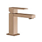 Смеситель для раковины Gessi Rettangolo 20002.030, медь PVD