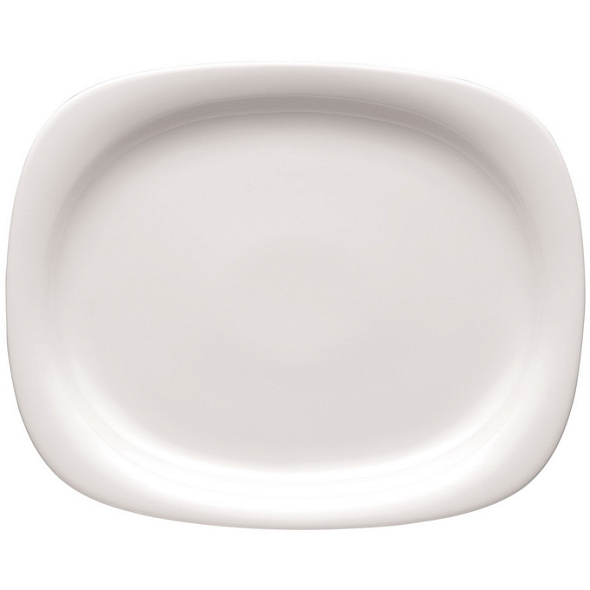 Блюдо овальное Suomi White 33 см
