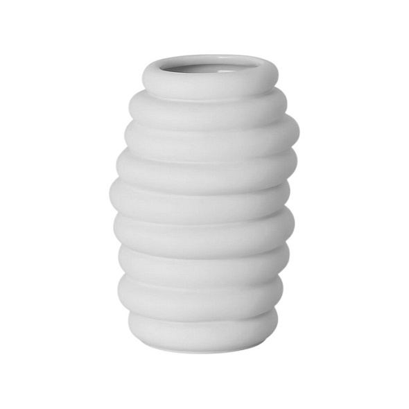 Ваза Hop 10 см, цвет белый матовый