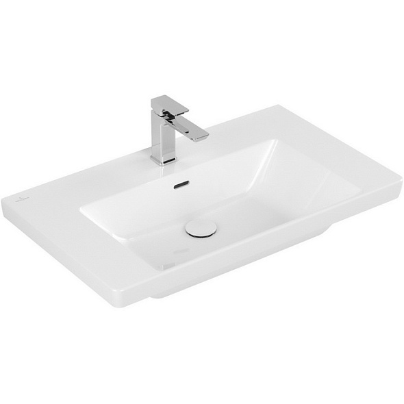 Раковина подвесная Villeroy & Boch Subway 3.0 80х47 4A7080R1, CeramicPlus