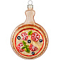 Елочная игрушка "Пицца" 10,5 cм
