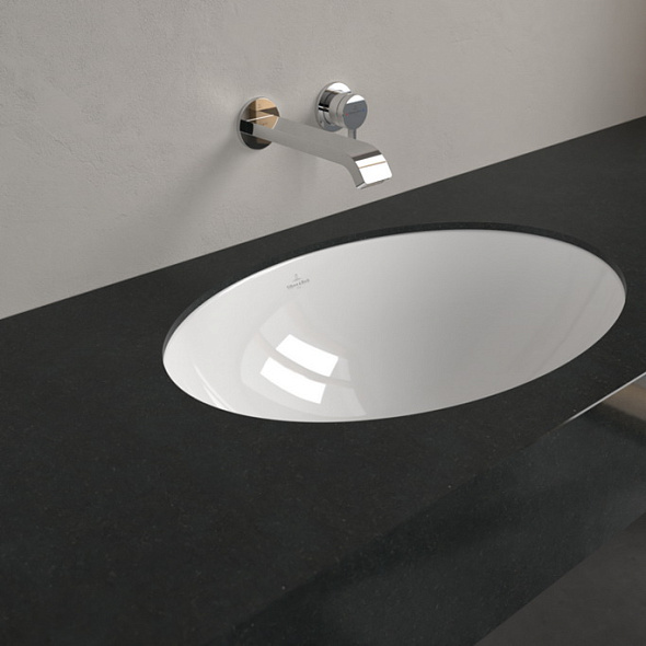 Раковина встраиваемая Villeroy & Boch Loop & Friends 56х38 4A550001, из TitanCeram, белая
