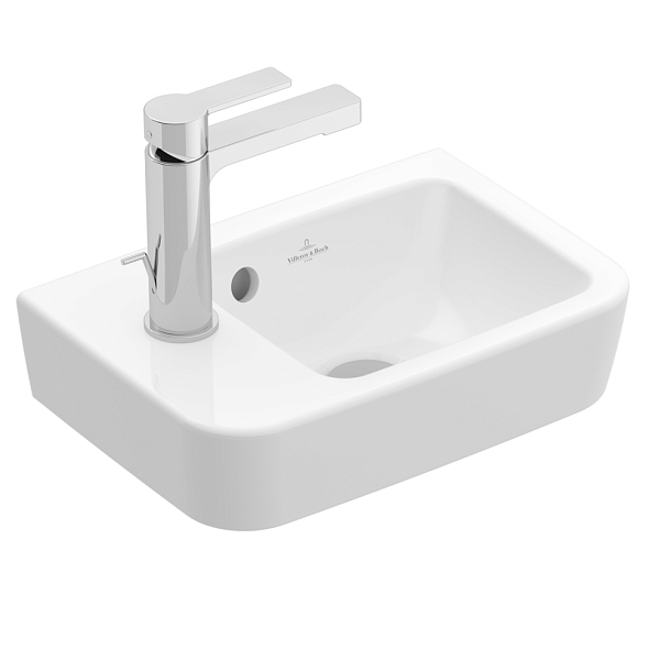 Раковина подвесная Villeroy & Boch O.Novo 36х25, CeramicPlus, 434236R1, белая