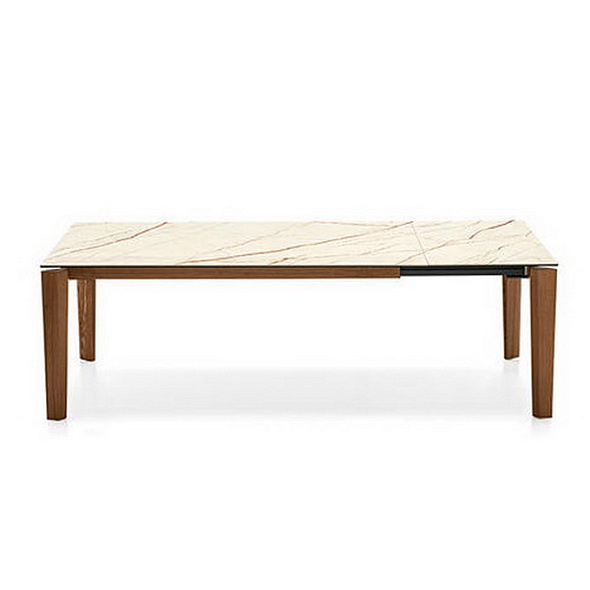 Стол Calligaris Dogma 180(240)х100, Golden Statuary Marble