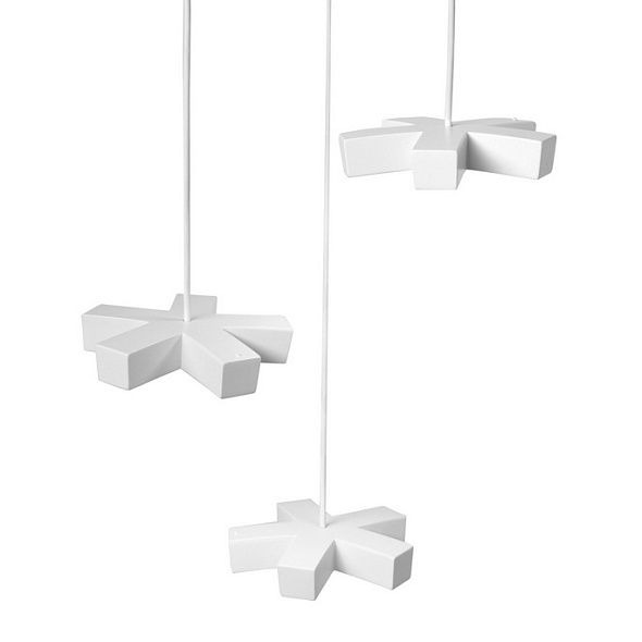 Светильник подвесной Nemo Silver Light System 25х25х190 см, цвет белый