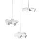 Светильник подвесной Nemo Silver Light System 25х25х190 см, цвет белый