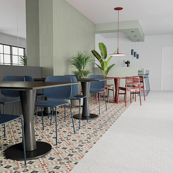 Керамогранит Wow Tesserae 28х28, Like Blanc, 8,5 мм