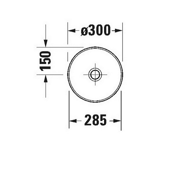 Раковина Duravit Sivida 30х30, из DuroCast, белая