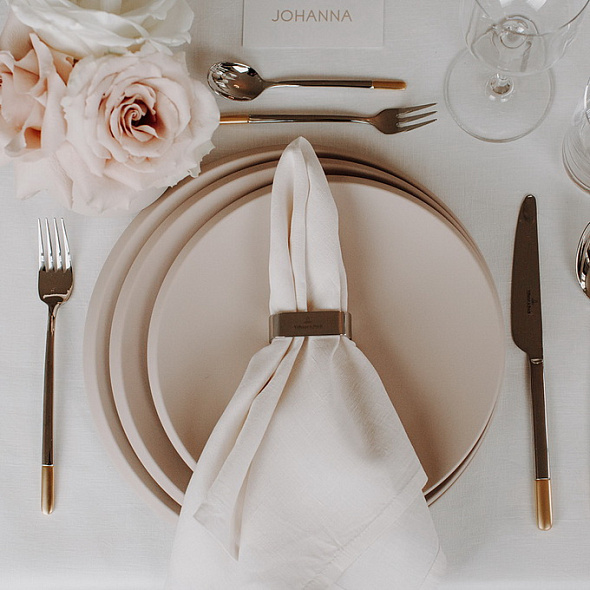 Тарелка столовая NewMoon beige 29 см