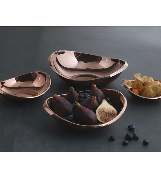 Чаша овальная Twist Rum 14 см