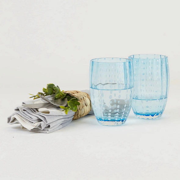 Стакан Perle 320 мл, аквамариновый