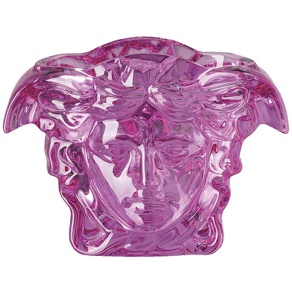 Ваза Versace Medusa Grande 19 см, розовая