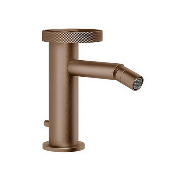 Смеситель для биде Gessi Anello 63307.708, брашированная медь PVD
