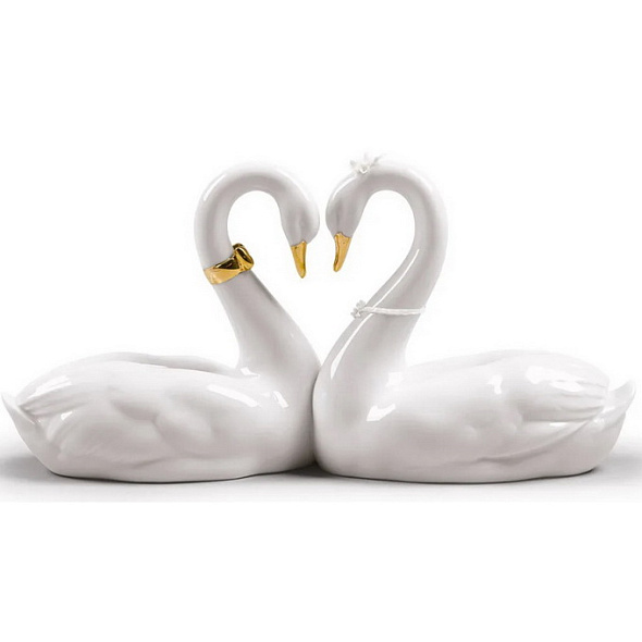 Статуэтка "Бесконечная любовь" 27х13х10 см, re-deco золото