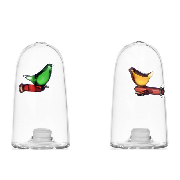 Набор из солонки и перечницы Birds 8 см