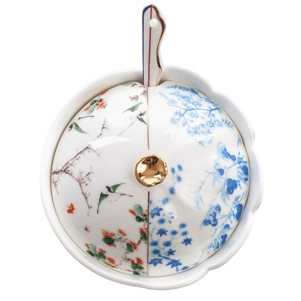 Сахарница с ложкой Maurilia Hybrid 12 см