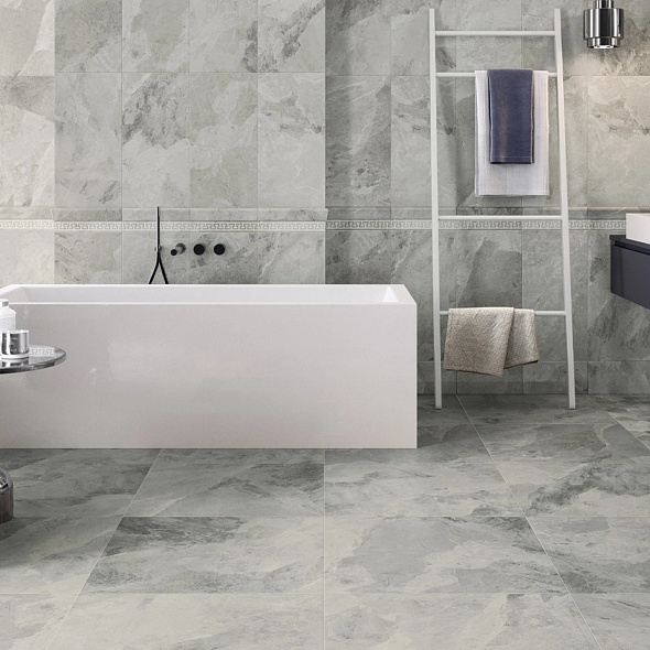 Керамогранит Italon Charme Extra 60х120 Naturale, Silver, 9 мм