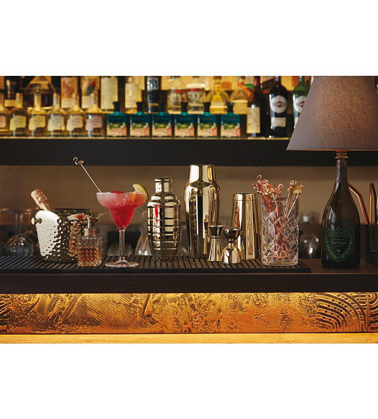 Набор палочек для размешивания коктейля "Фламинго" 21,5 см, 4 шт, цвет золото