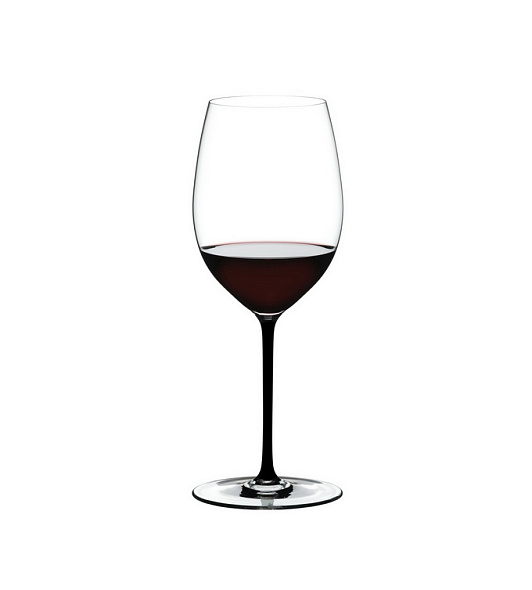 Бокал для вина Cabernet/Merlot Fatto a Mano 625 мл, черный