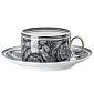 Чашка чайная с блюдцем Versace Barocco Haze 200 мл