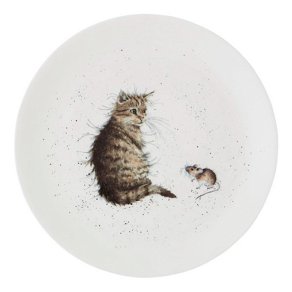 Тарелка салатная "Кот" 20 см